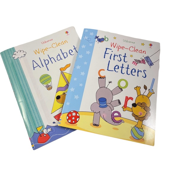 2 Usborne alphabet dry erase activity workbooks. Intro alphabet tracing and more - Picture 1 of 8